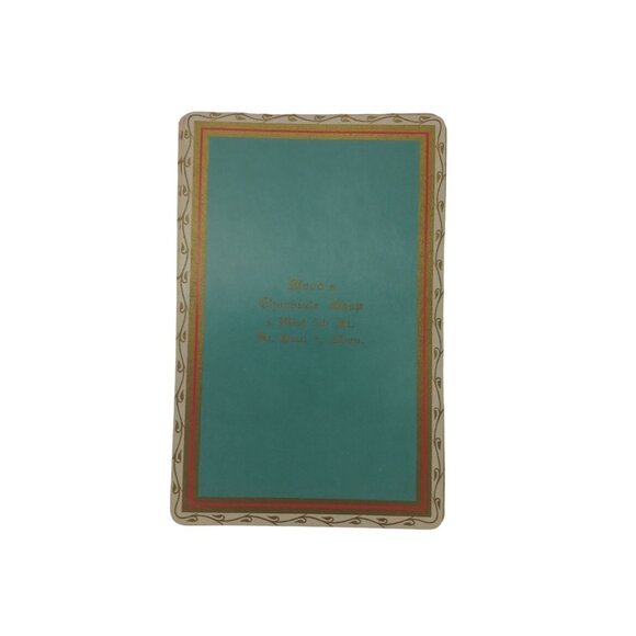 Brown & Bigelow Other - Brown & Bigelow Wood's Chocolate Shop Deck Of Playing Cards Vintage